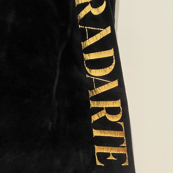 Rodarte velvet sweatpants-black - Picture 2 of 3